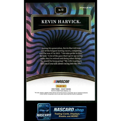 2025 Panini Select #13 Kevin Harvick Color Wheel