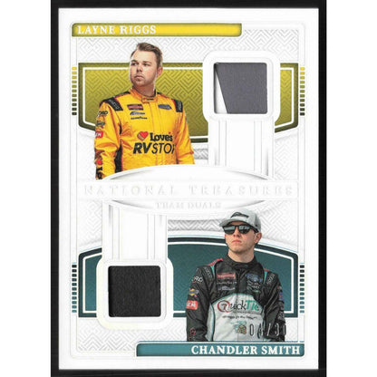 2025 National Treasures Layne Riggs Chandler Smith Team Duals Holo Silver #/30