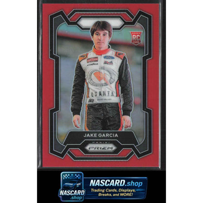 2024 Panini Prizm #49 Jake Garcia Red #/299