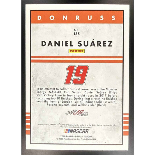2018 Panini Donruss Daniel Suarez #135 Press Proof Holofoil 27/49
