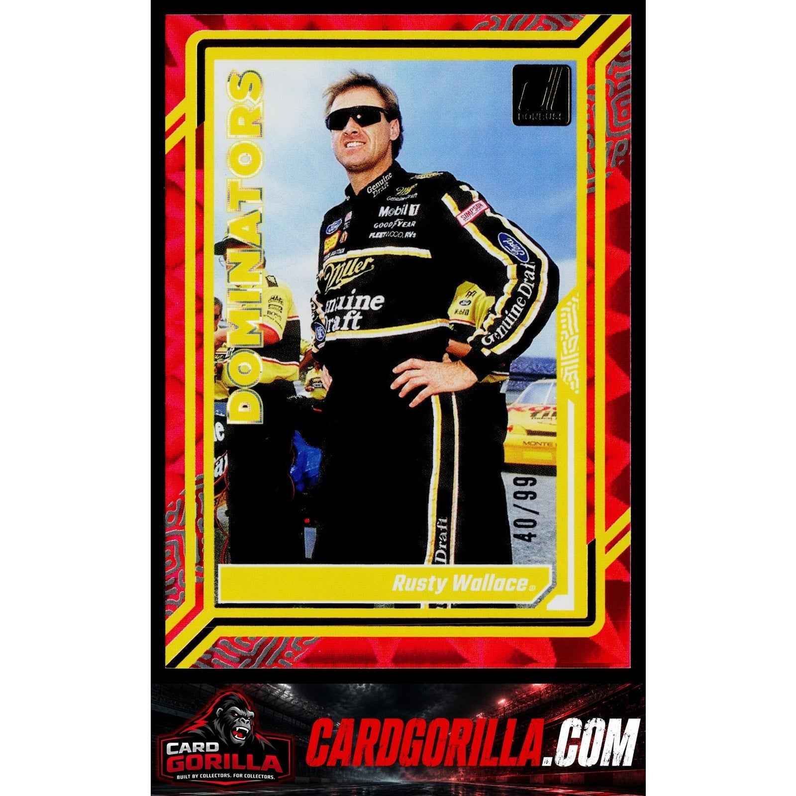 2024 Donruss #8 Rusty Wallace Dominators Red Xplosion #/99