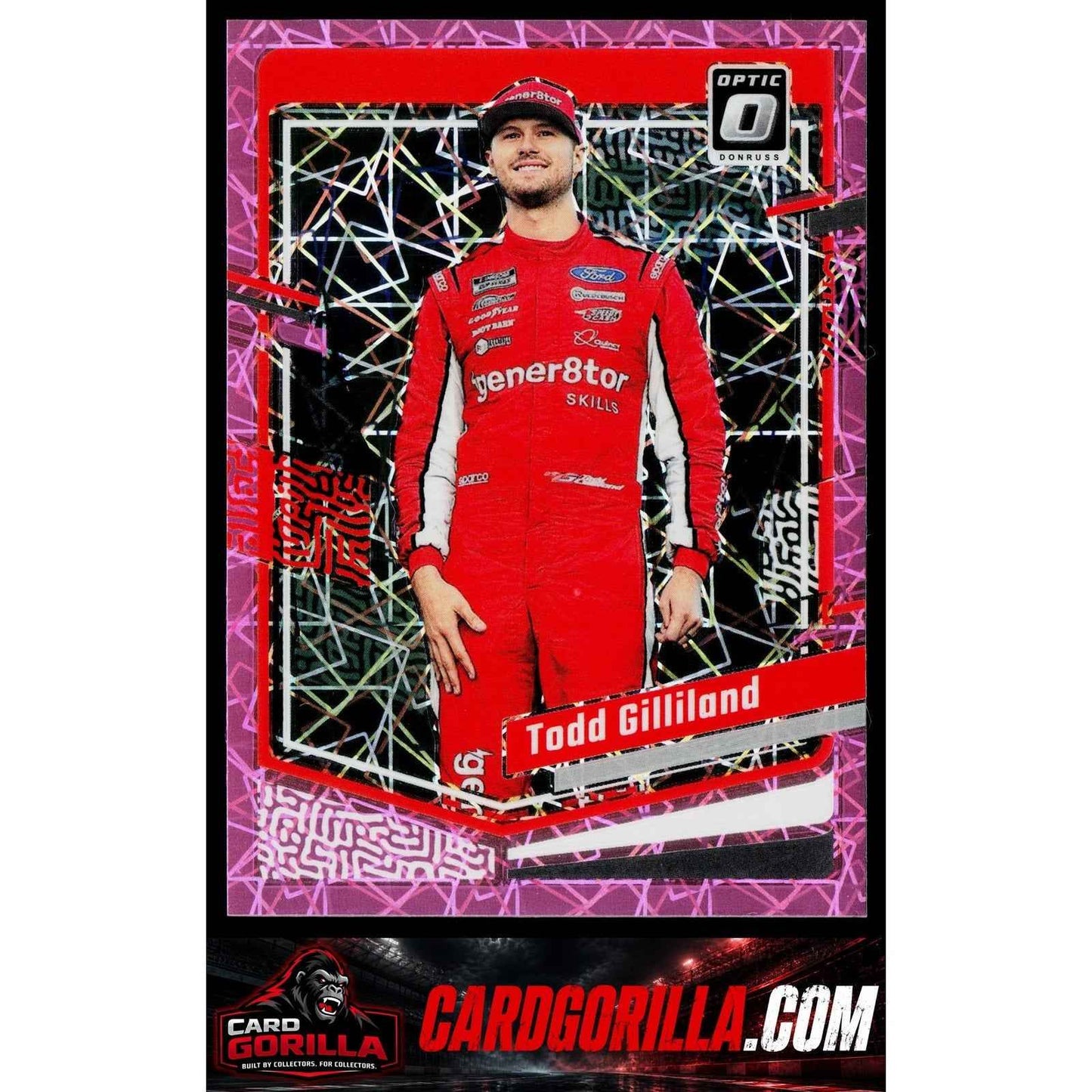 2024 Donruss #12 Todd Gilliland Optic Pink Velocity #/79