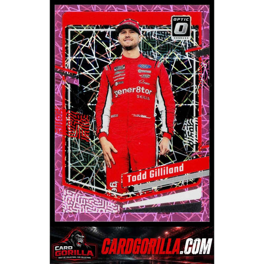 2024 Donruss #12 Todd Gilliland Optic Pink Velocity #/79