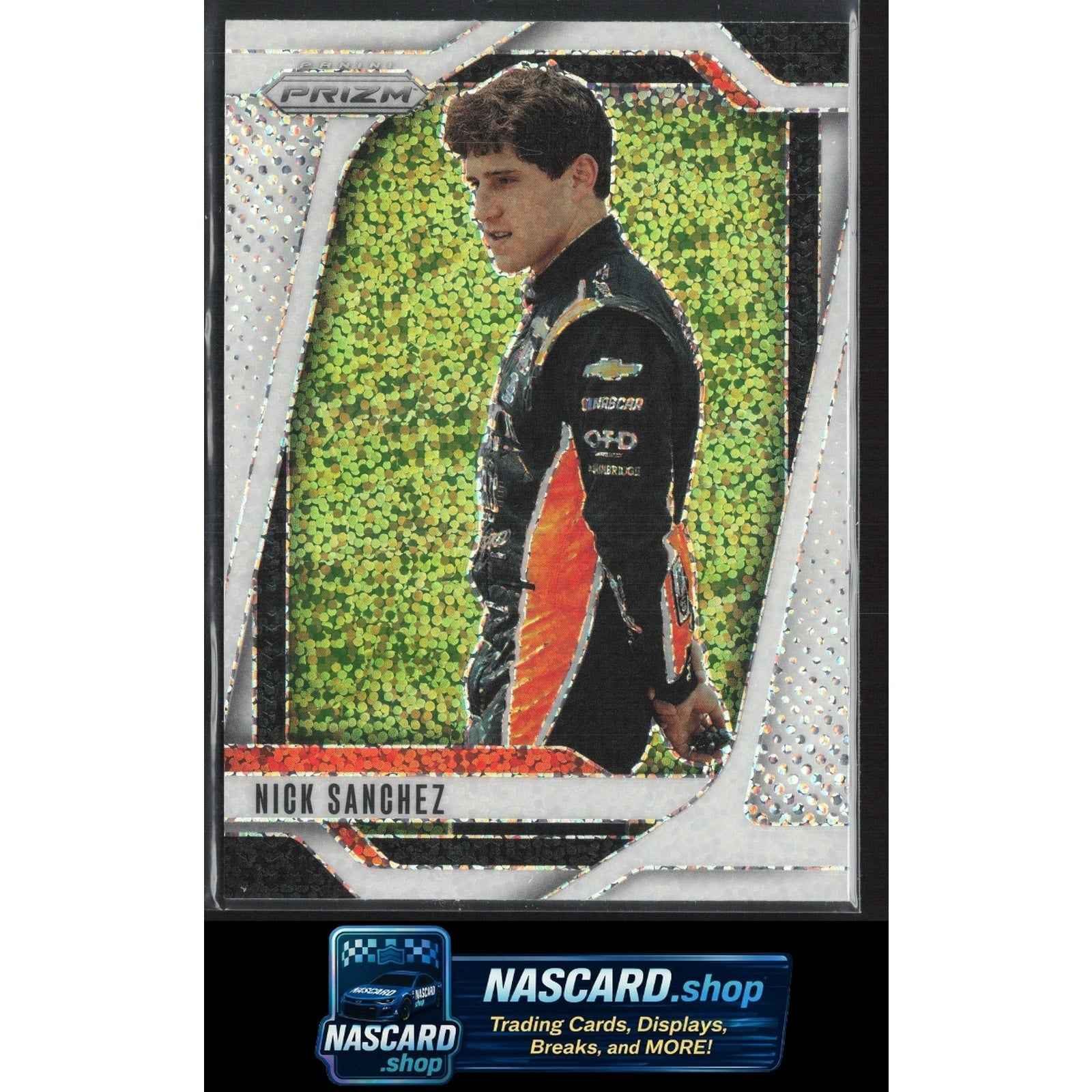 2025 Panini Prizm #72 Nick Sanchez White Sparkle