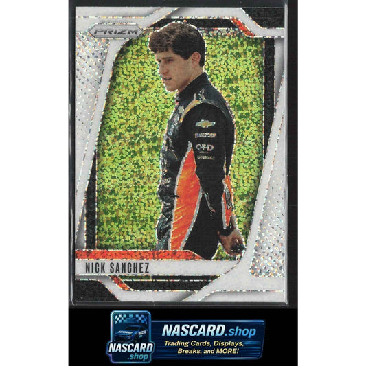 2025 Panini Prizm #72 Nick Sanchez White Sparkle
