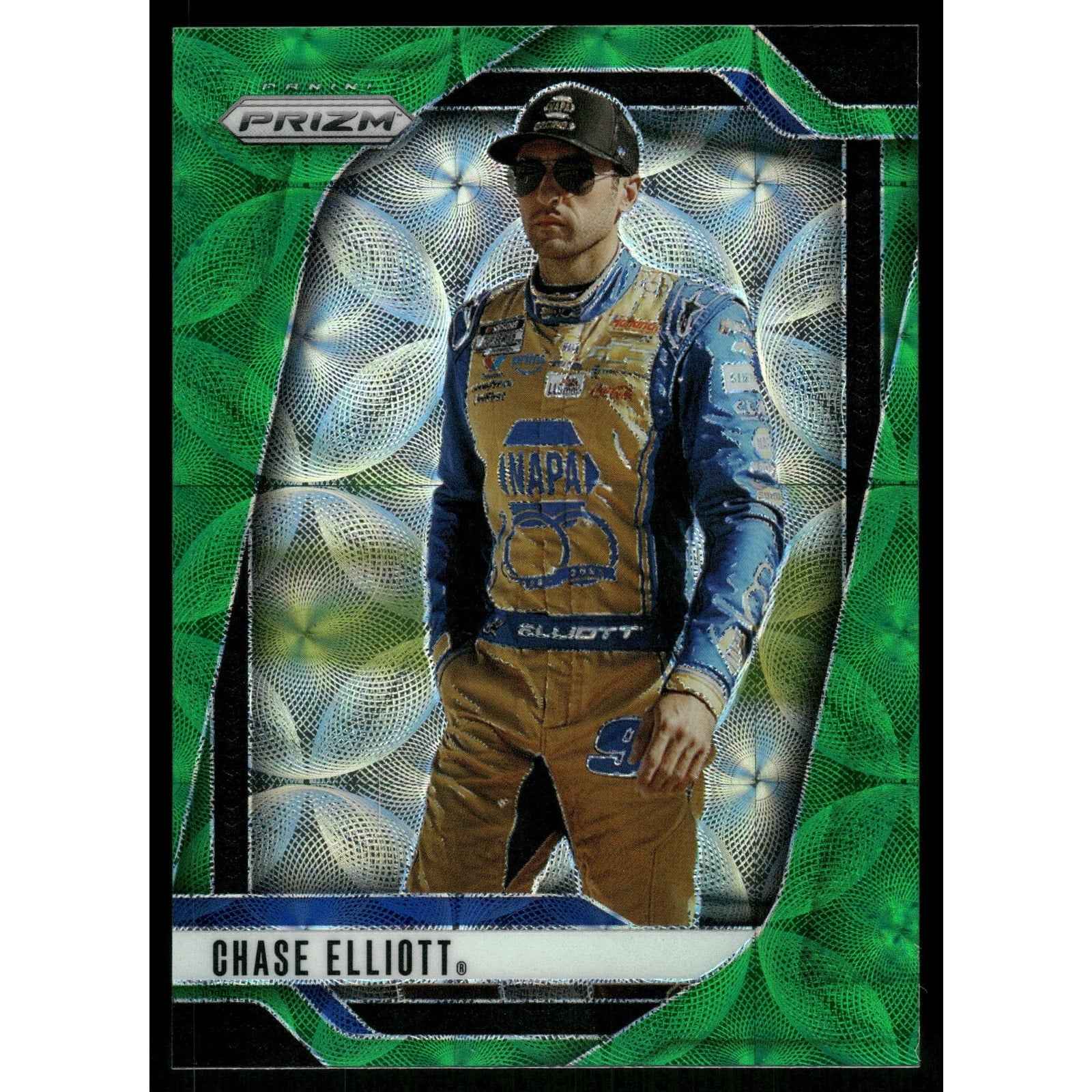 2025 Panini Prizm #43 Chase Elliott Green Scope #/149
