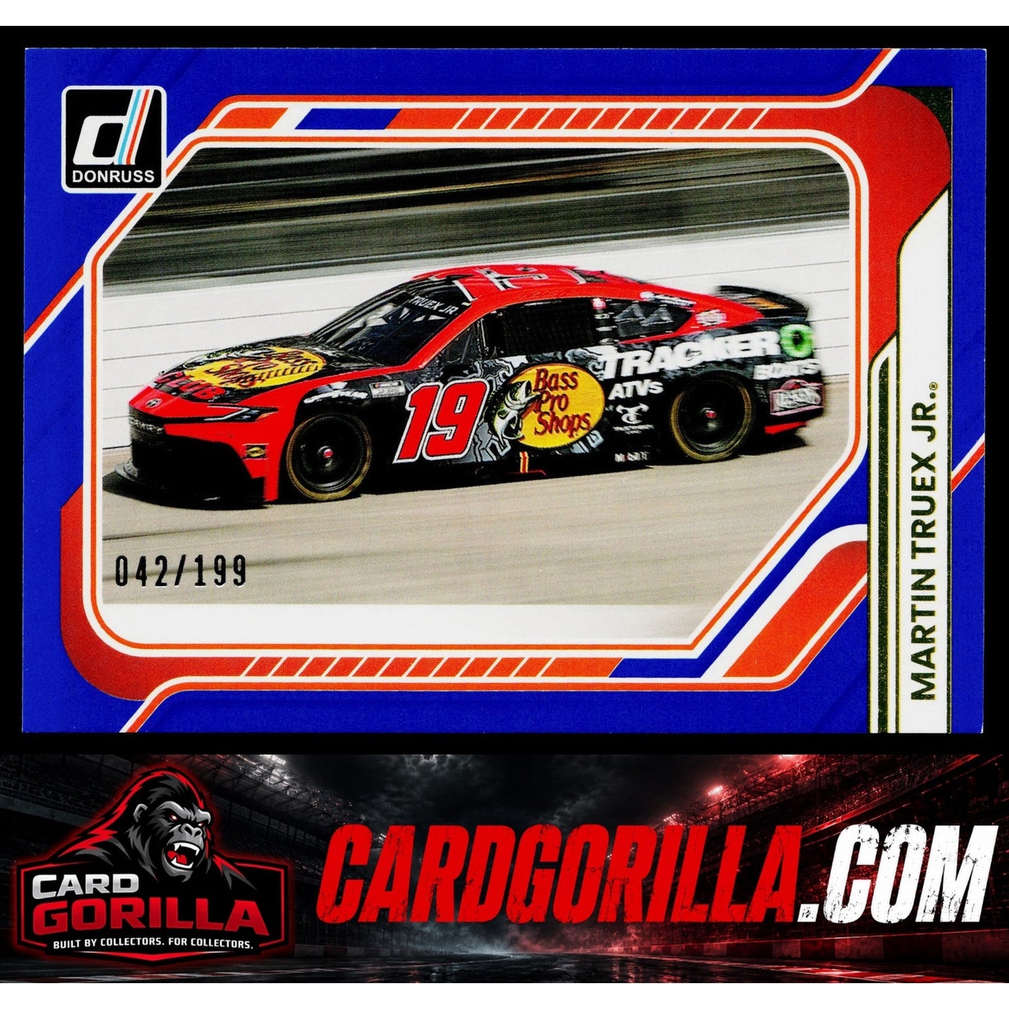 2026 Donruss #198 Martin Truex Jr. Blue #/199