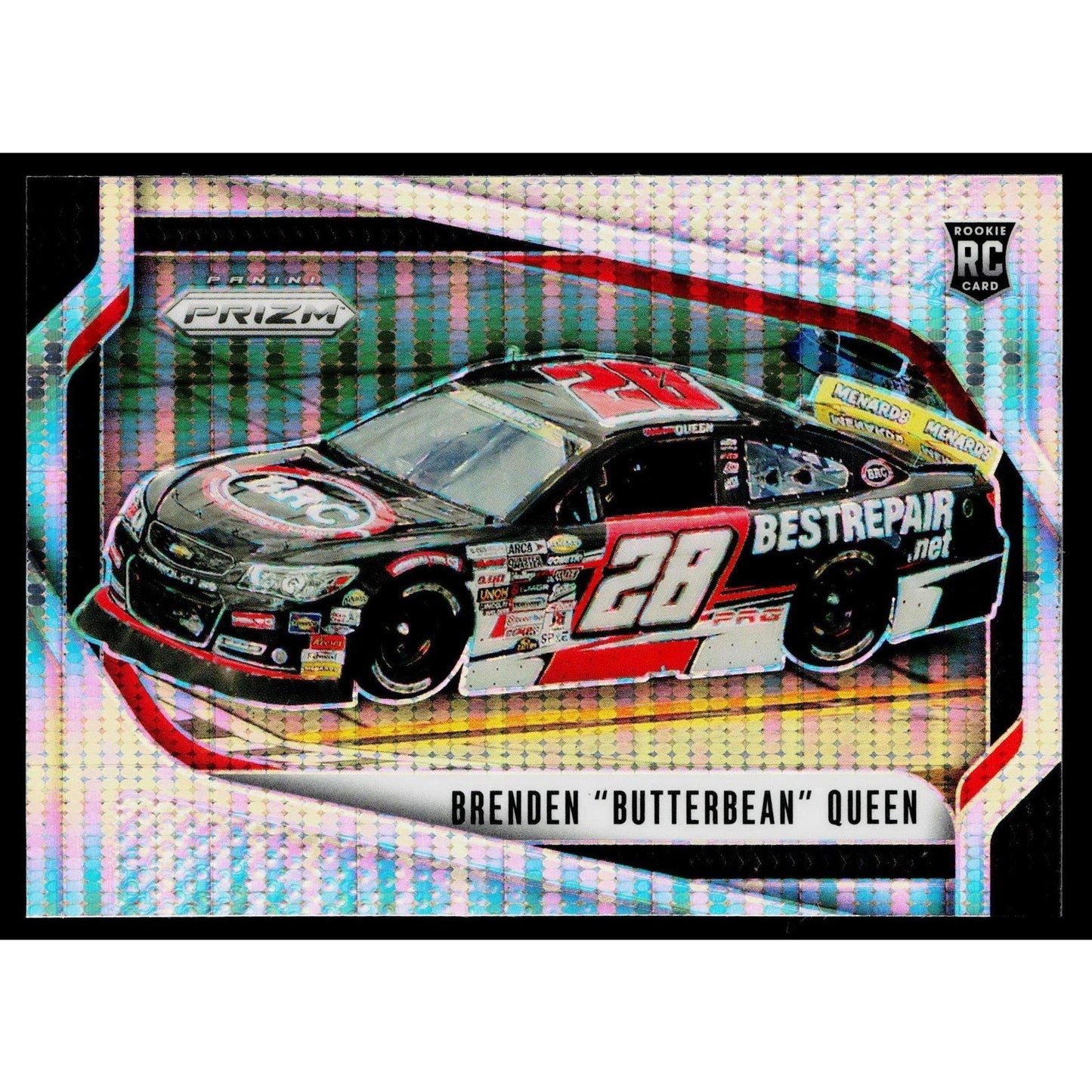 2025 Panini Prizm #108 Brenden "Butterbean" Queen Pulsar #/299
