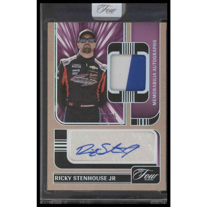 2025 Panini Turn Four Ricky Stenhouse Jr Memorabilia Autographs Holo Silver /75