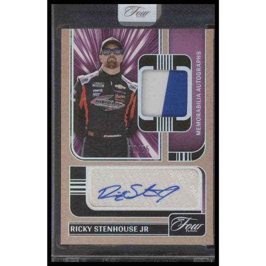 2025 Panini Turn Four Ricky Stenhouse Jr Memorabilia Autographs Holo Silver /75