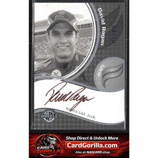 2010 Wheels Element #NNO David Ragan Wheels Autographs Order of the Elements