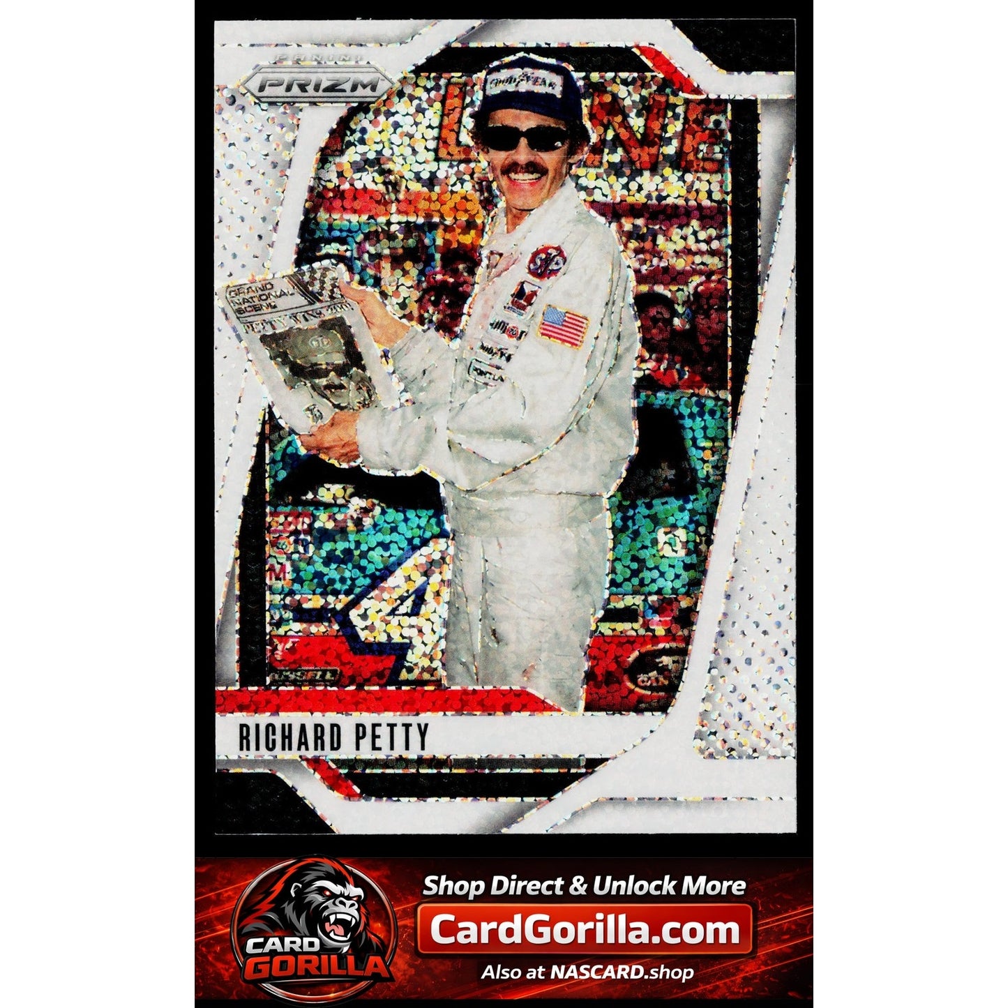 2025 Panini Prizm #78 Richard Petty White Sparkle