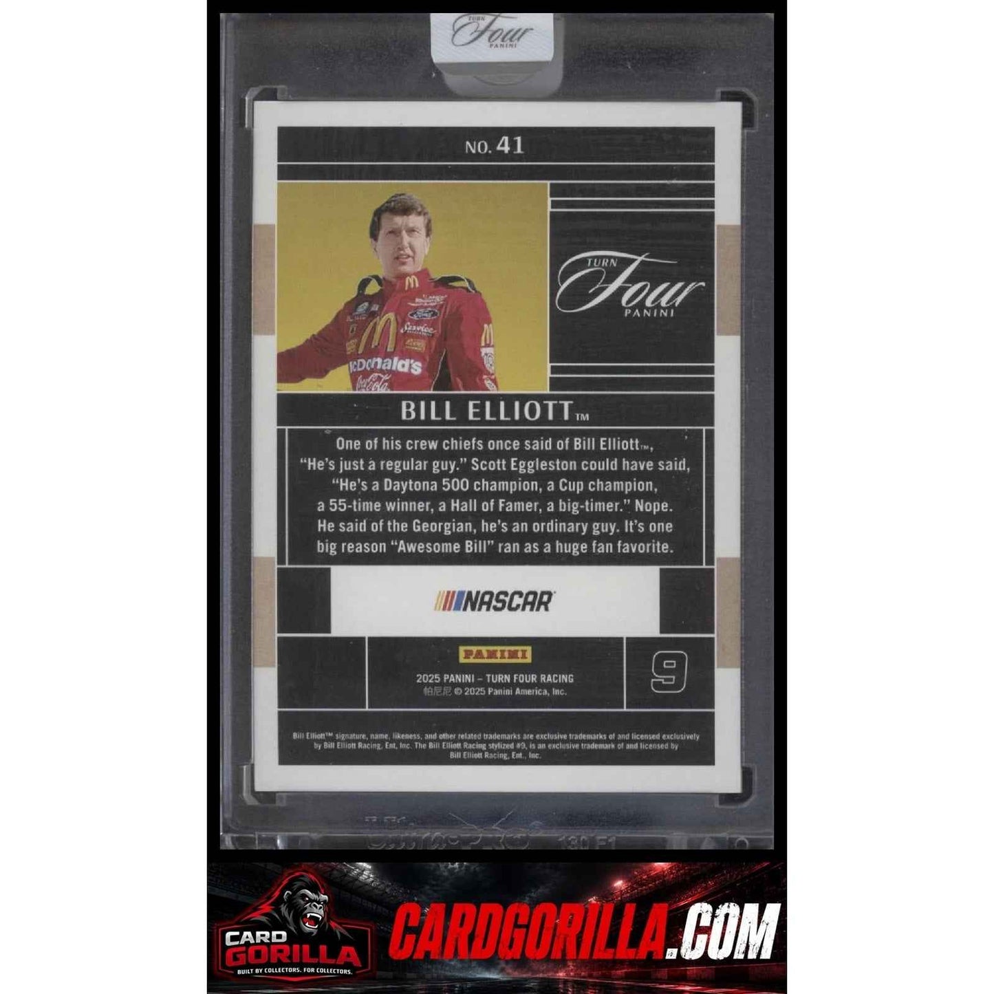2025 Panini Turn Four #41 Bill Elliott #/75
