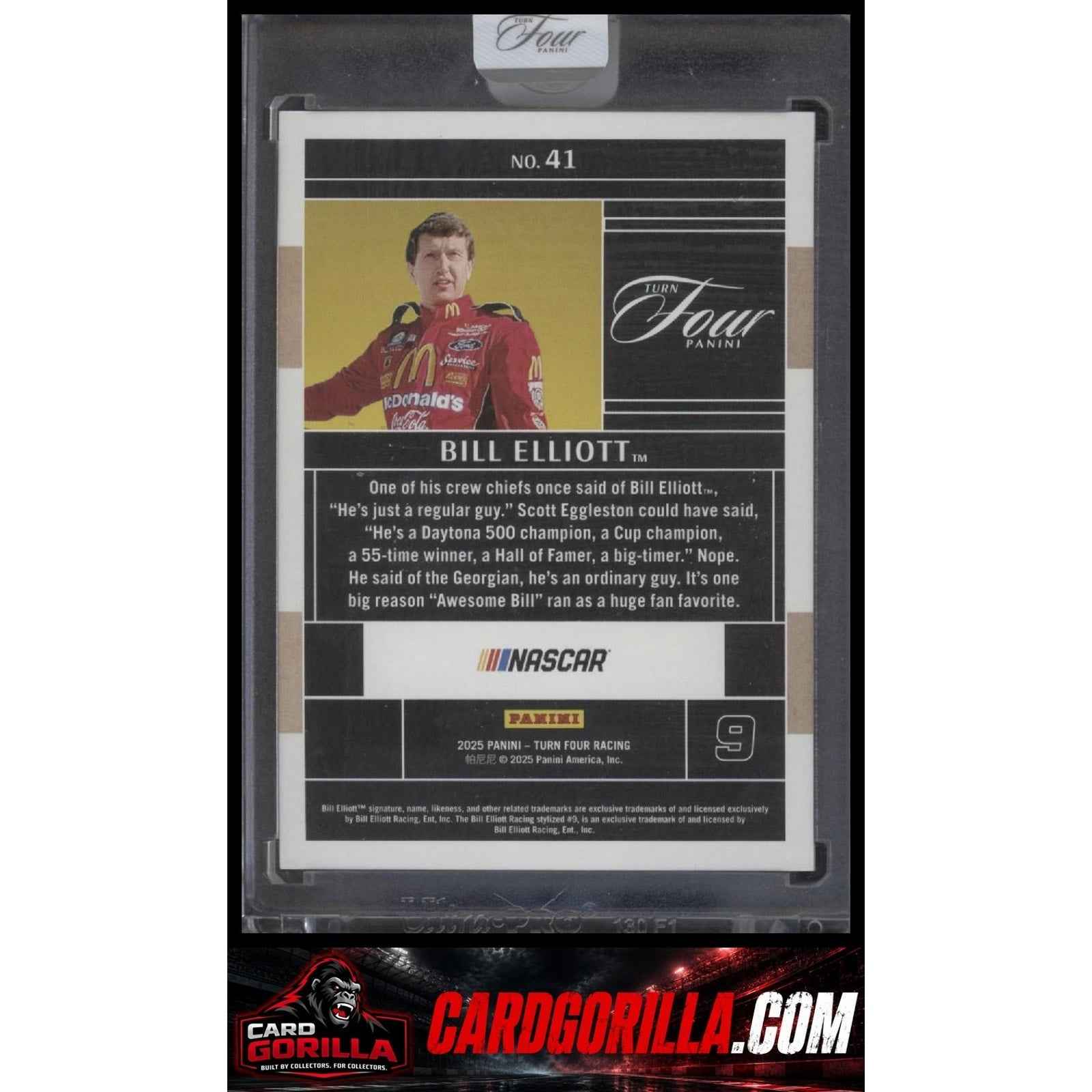 2025 Panini Turn Four #41 Bill Elliott #/75
