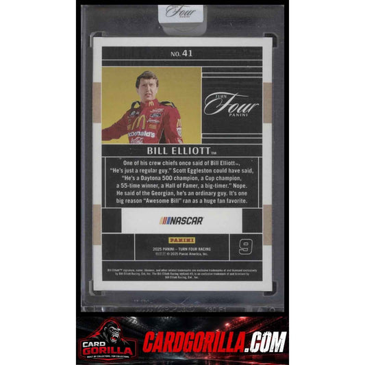 2025 Panini Turn Four #41 Bill Elliott #/75