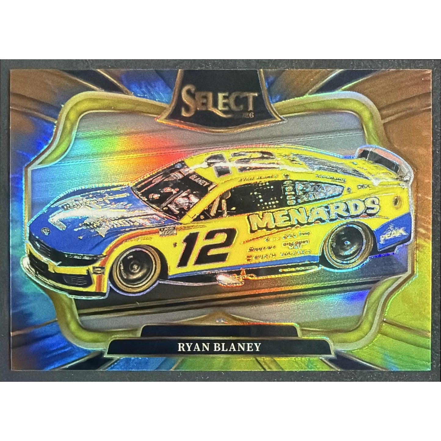 2026 Panini Select NASCAR Ryan Blaney #156 Set - Pit Road Tie-Dye Prizms 20/25