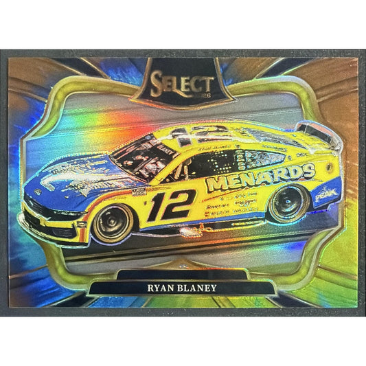 2026 Panini Select NASCAR Ryan Blaney #156 Set - Pit Road Tie-Dye Prizms 20/25