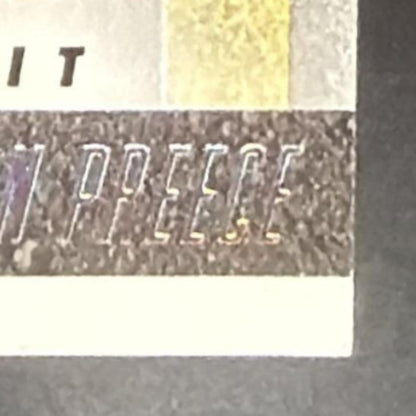 2019 Panini Prime Ryan Preece #RUT-RP Race Used Trios Firesuits Holo Gold 20/25