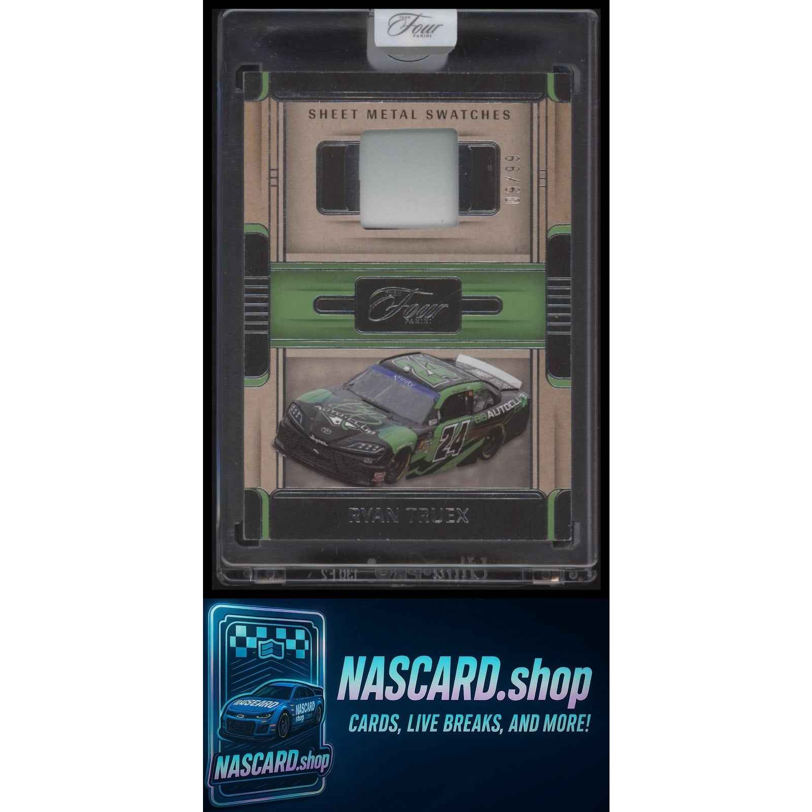 2025 Panini Turn Four #SWS-RTX Ryan Truex Sheet Metal Swatches #/99