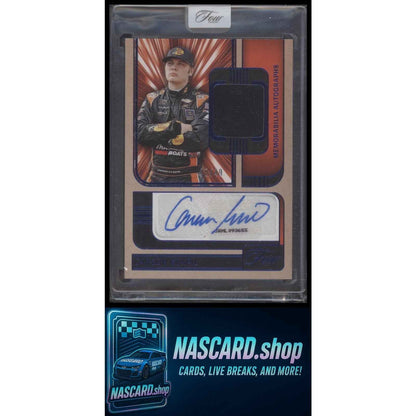 2025 Panini Turn Four #MA-CKP Carson Kvapil Memorabilia Autographs Blue #/49