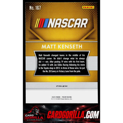 2025 Panini Prizm #167 Matt Kenseth White Sparkle