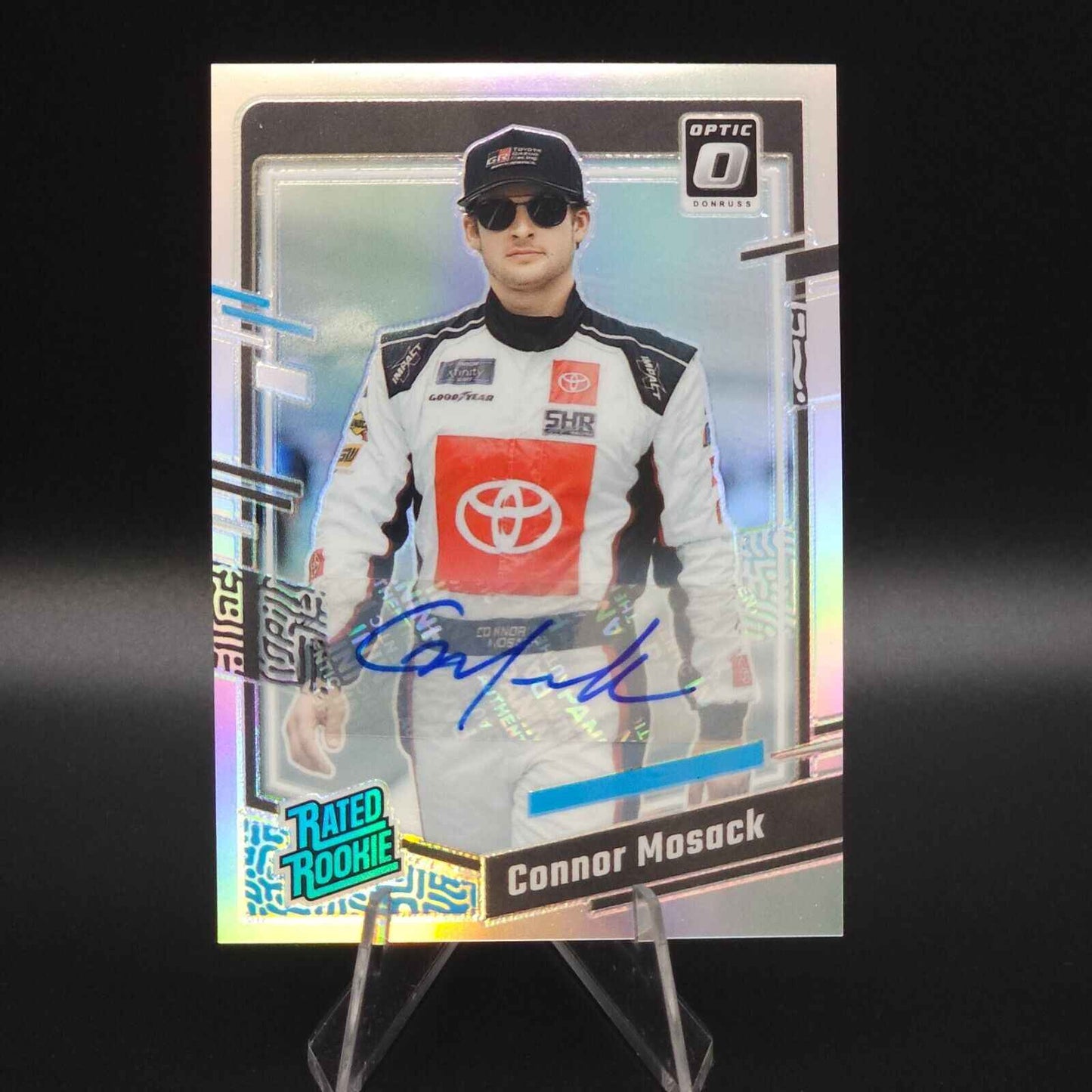 2024 Panini Donruss NASCAR - Rated Rookie Connor Mosack #98 Optic Autograph - NASCARD.shop
