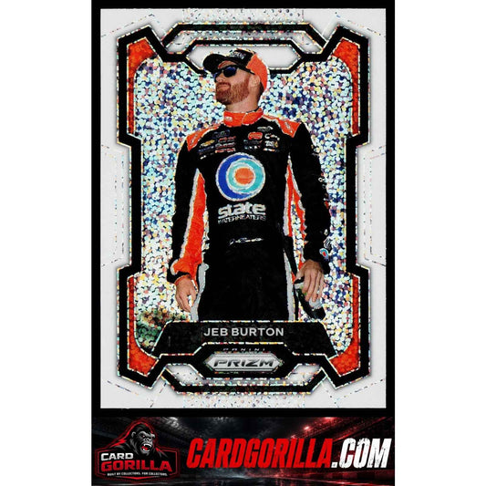 2024 Panini Prizm #25 Jeb Burton White Sparkle