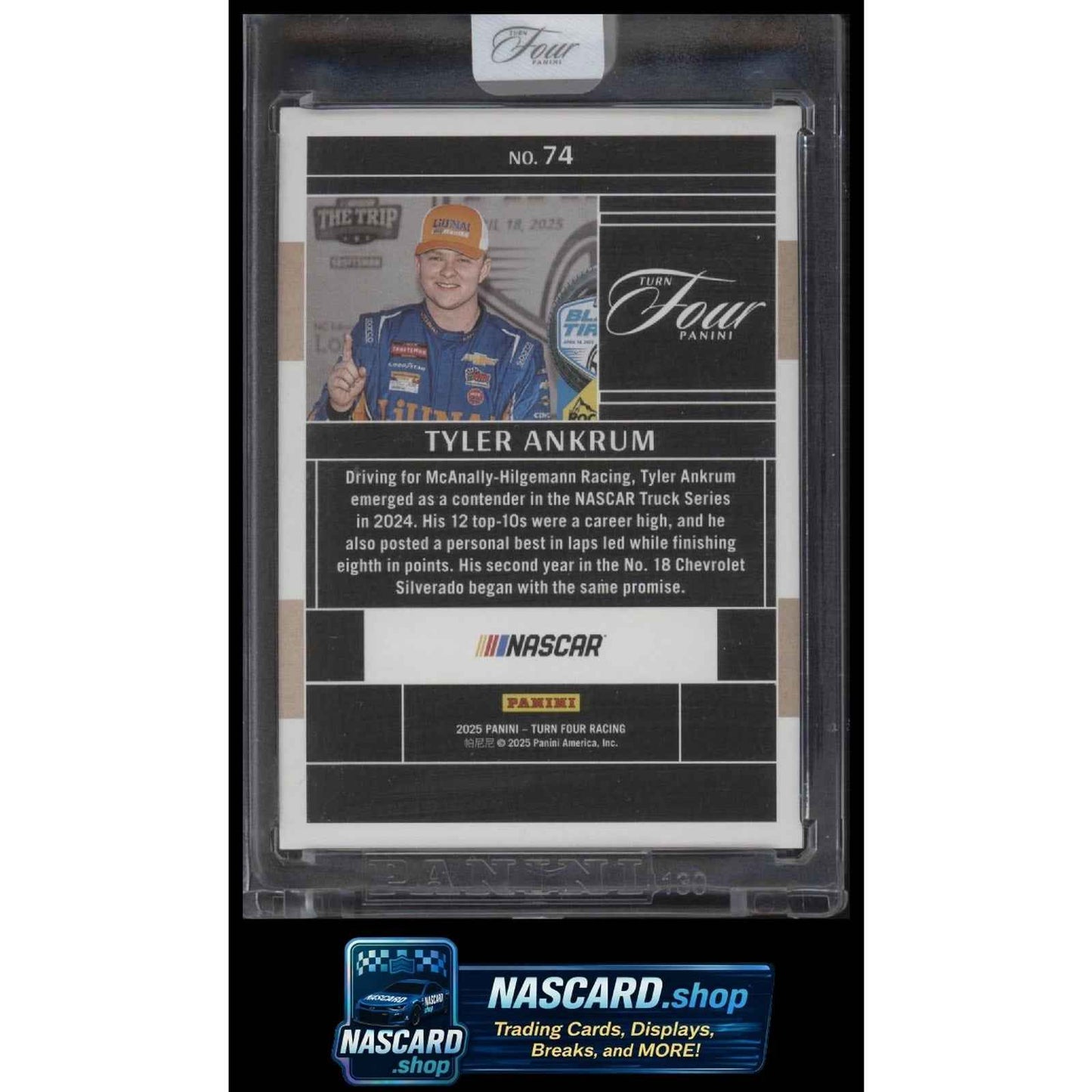 2025 Panini Turn Four #74 Tyler Ankrum Red #/25