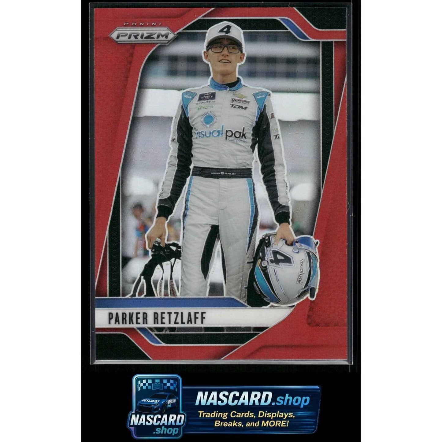 2025 Panini Prizm #58 Parker Retzlaff Red #/249