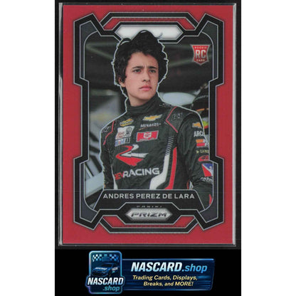 2024 Panini Prizm #8 Andres Perez De Lara Red #/299 RC