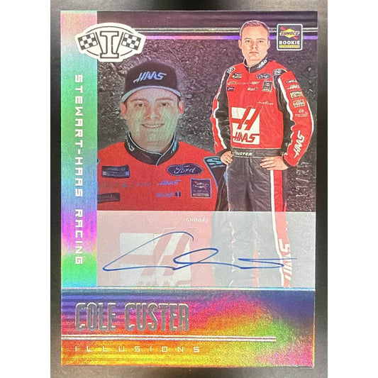 2020 Panini Chronicles Cole Custer #22 Illusions Auto 13/25 RC