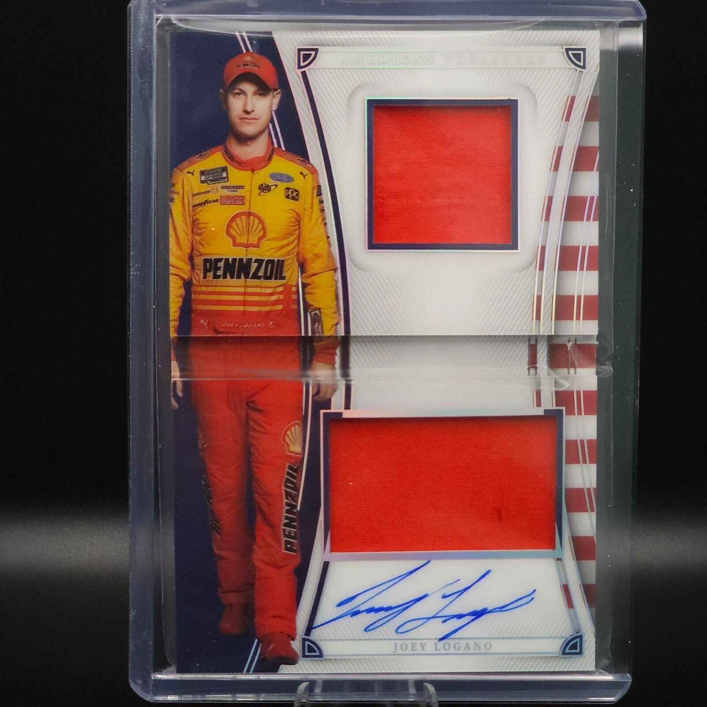 2023 National Treasures American Treasures Booklet Joey Logano 22/49 DOOR NUMBER - NASCARD.shop