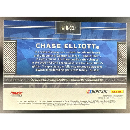 2023 Panini Prime Chase Elliott #N-CEL Names Firesuits MEM /99