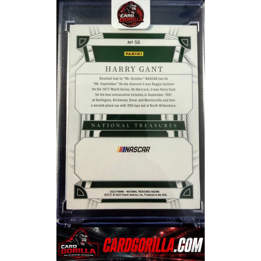 2023 National Treasures Diamond Anniversary Harry Gant Holo Platinum Blue #1/1