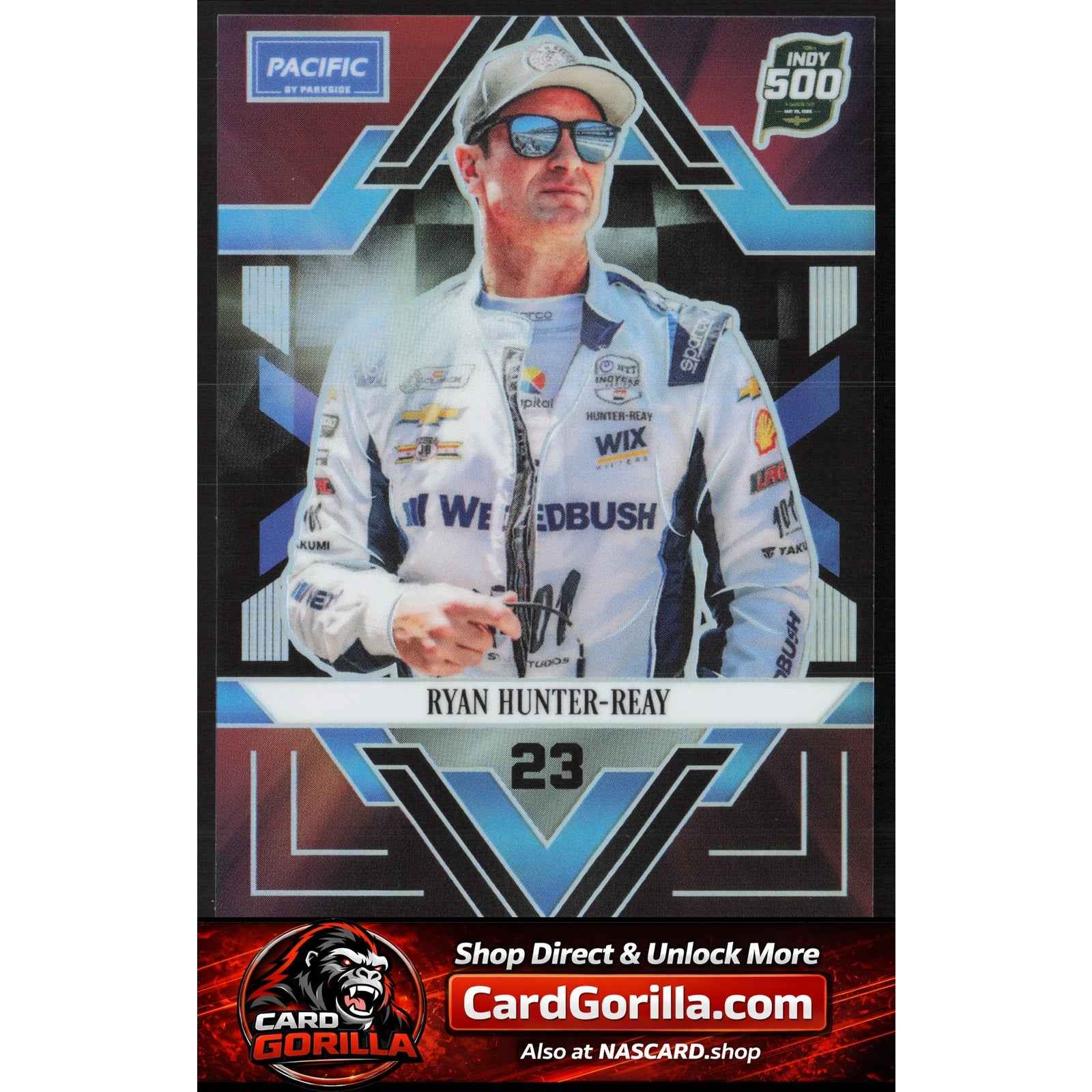 2025 Parkside Indy 500 Pacific #21 Ryan Hunter-Reay Red V2
