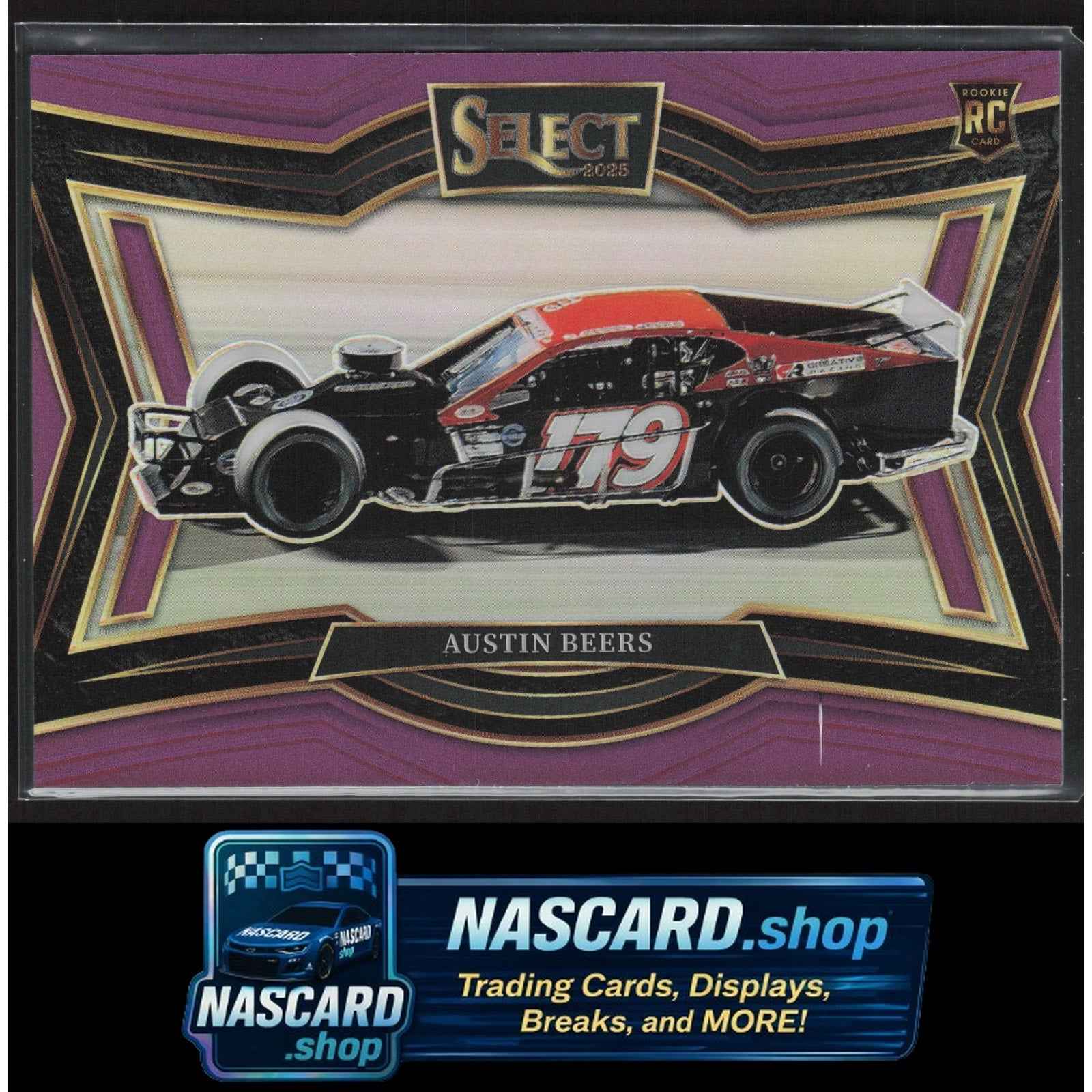 2025 Panini Select #114 Austin Beers Purple Prizms