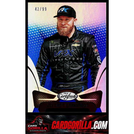 2018 Panini Certified #31 Jeffrey Earnhardt Blue #/99
