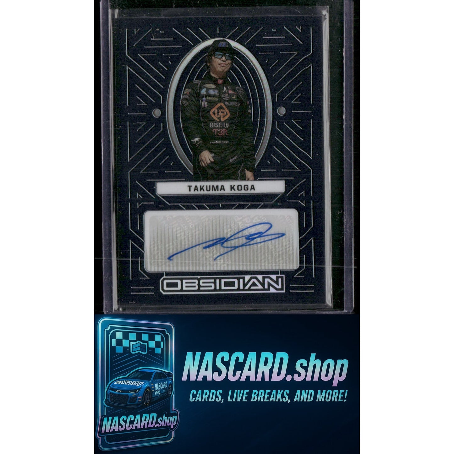 2023 Panini Chronicles #TK Takuma Koga Obsidian Signatures - NASCARD.shop
