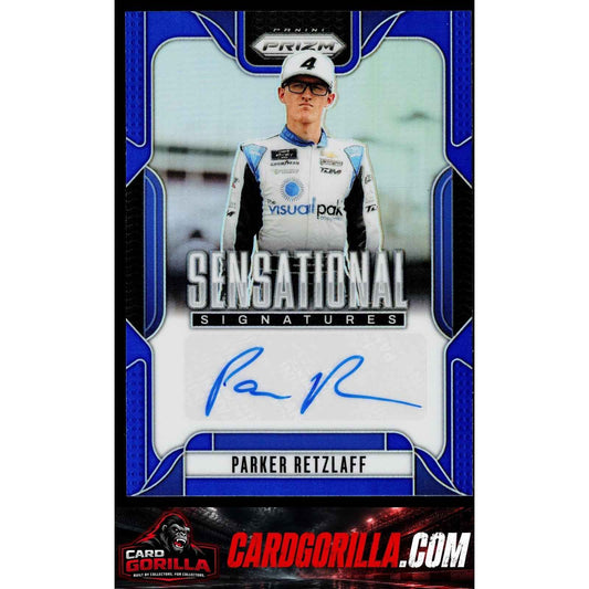 2025 Panini Prizm #SS-PRT Parker Retzlaff Sensational Signatures Blue #/49