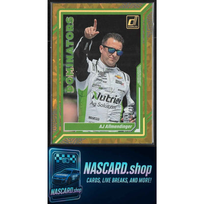 2024 Donruss #19 AJ Allmendinger Dominators Gold Ice #/10