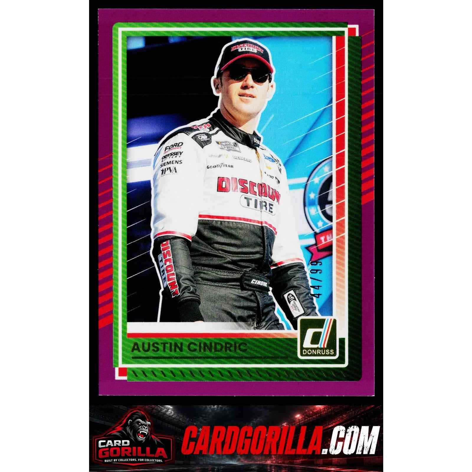 2025 Donruss #35 Austin Cindric Purple #/99