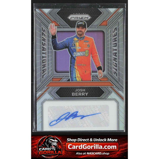 2024 Panini Prizm #SS-JBY Josh Berry Sensational Signatures