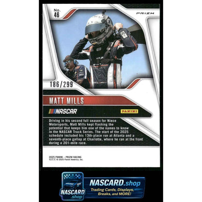 2025 Panini Prizm #46 Matt Mills Pulsar #/299