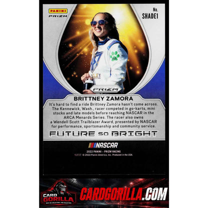 2022 Panini Prizm #SHADE1 Brittney Zamora Future So Bright
