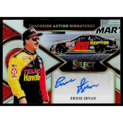 2026 Panini Select #TAS-EIN Ernie Irvan Trackside Action Signatures