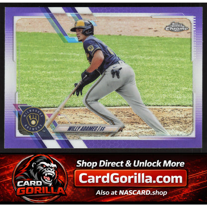 2021 Topps Chrome Update #USC36 Willy Adames Purple Refractor