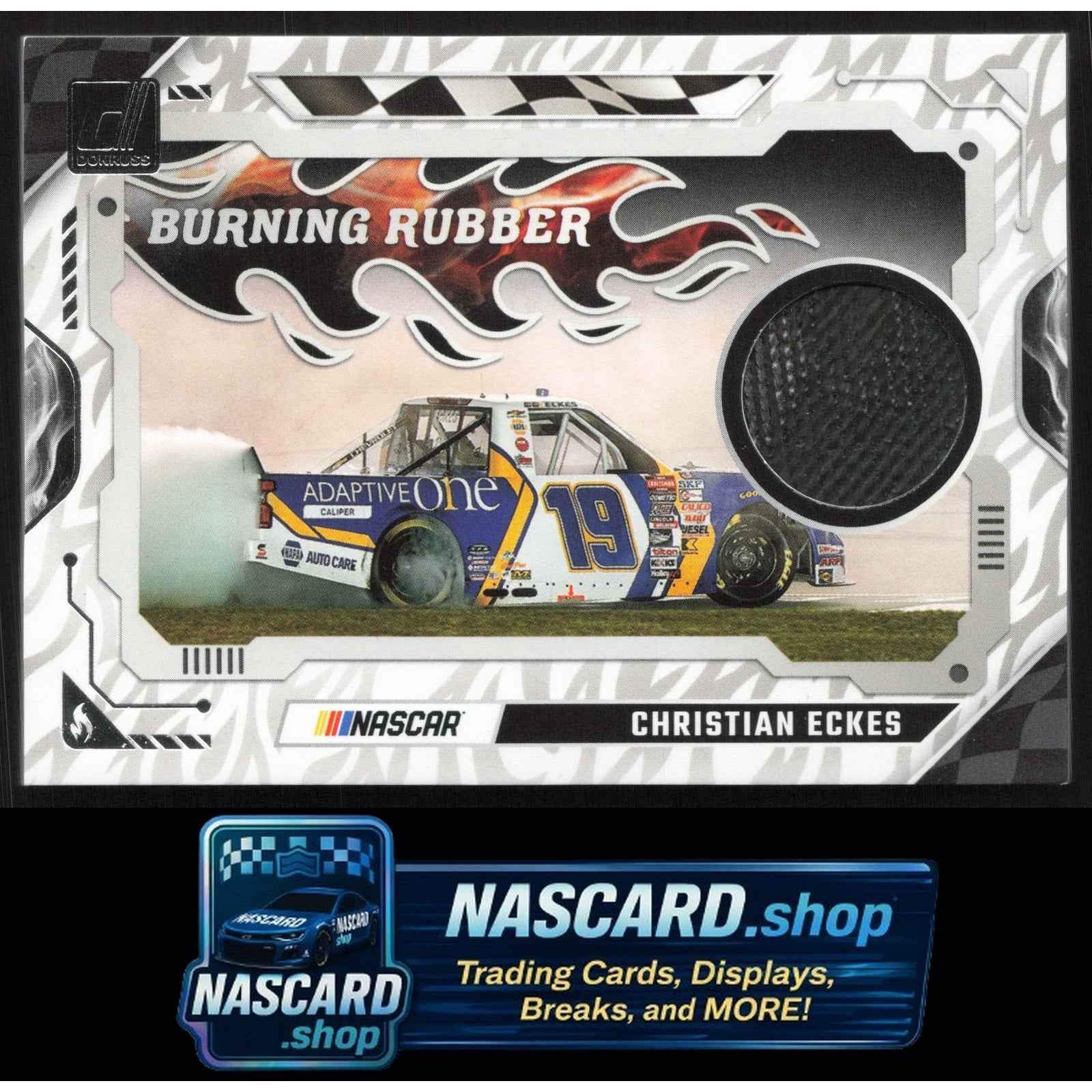 2025 Donruss #BRM-CEK Christian Eckes Burning Rubber Materials