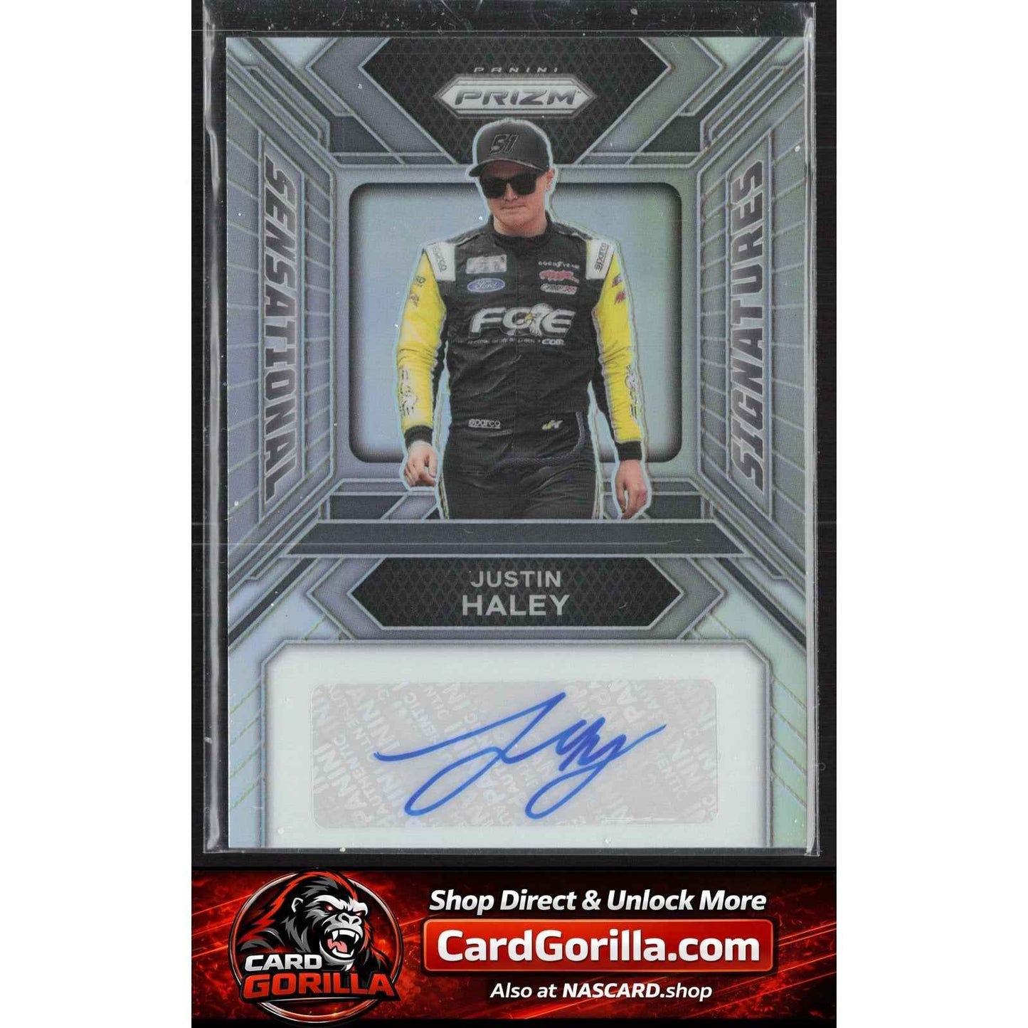 2024 Panini Prizm #SS-JHY Justin Haley Sensational Signatures