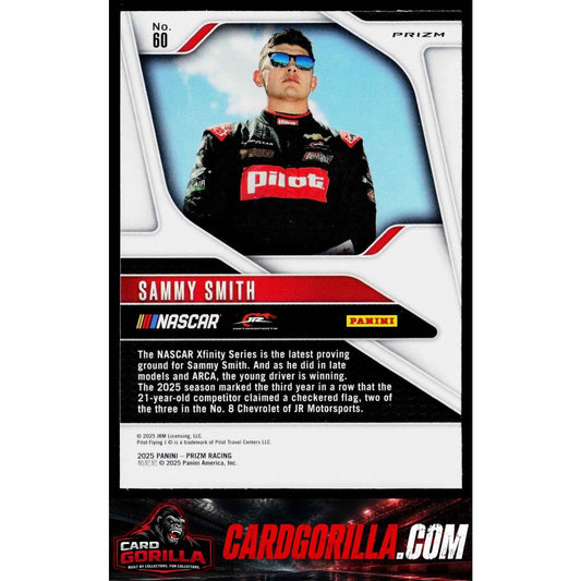 2025 Panini Prizm #60 Sammy Smith White Sparkle