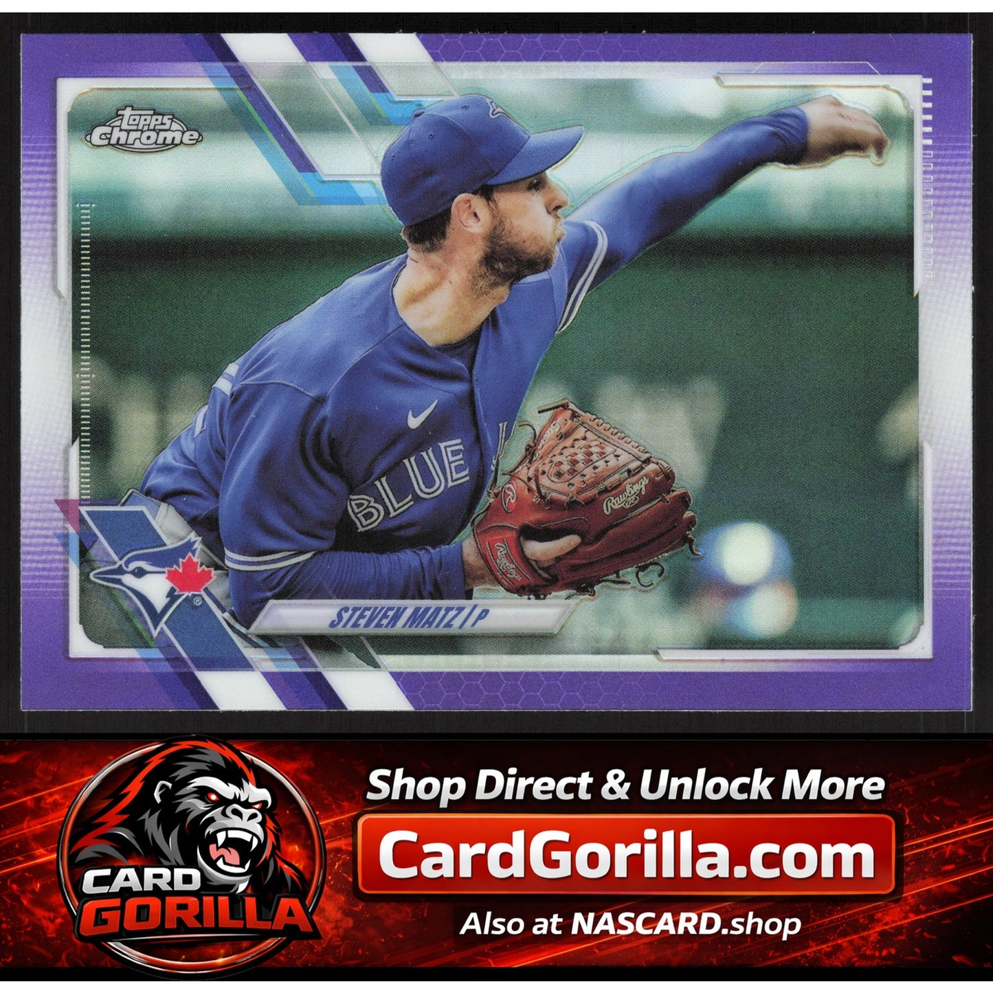 2021 Topps Chrome Update #USC97 Steven Matz Purple Refractor